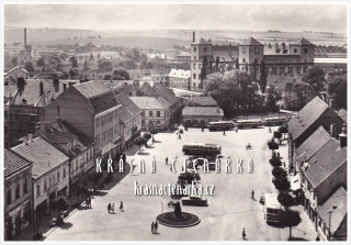BUČOVICE, bývalé náměstí Rudé armády