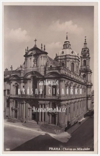 PRAHA, Kostel sv. Mikuláše na Malé Straně