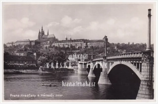 PRAHA, Pražský hrad a Mánesův most