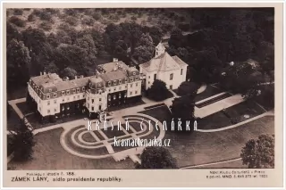 Zámek LÁNY, Pohledy z letadla