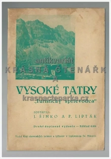 VYSOKÉ TATRY, Turistický sprievodca (Šimko / Lipták)