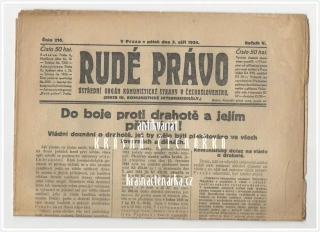 RUDÉ PRÁVO, číslo 210 / 1924