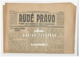 RUDÉ PRÁVO, číslo 107 / 1924