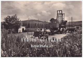POZDRAV Z ČESÁNÍ CHMELE ... česání kombajnem