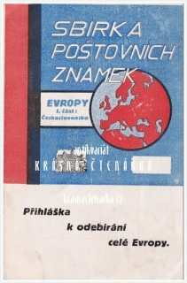 Objednávkový lístek: SBÍRKA POŠTOVNÍCH ZNÁMEK