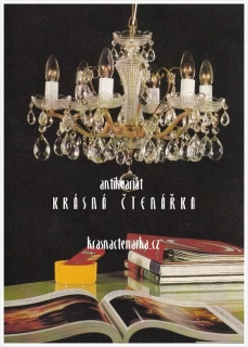 REKLAMNÍ pohlednice: LUSTRY KAMENICKÝ ŠENOV (konvolut 9 ks)