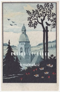 KRAJINA s kostelem