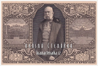 Císař FRANTIŠEK JOSEF I., Jubilejní pohlednice 1848-1908