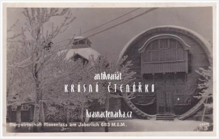 JEŘMANICE, Obří sud Javorník v zimě