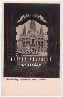 LIBEREC, Radnice, náměstí a také Metznerova kašna