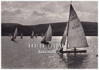BRNĚNSKÁ PŘEHRADA s plachetnicemi