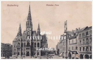 LIBEREC, Radnice a náměstí