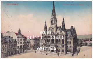 LIBEREC, Radnice a náměstí