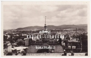 LIBEREC, Pohled z věže radnice