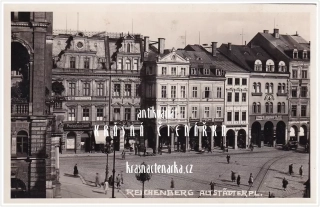 LIBEREC, Kousek radnice a náměstí