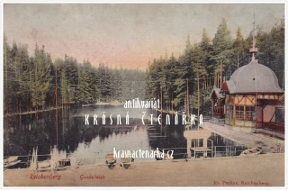 LIBEREC, Labutí jezírko a restaurace Rybářská bašta
