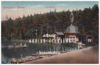 LIBEREC, Labutí jezírko a restaurace Rybářská bašta
