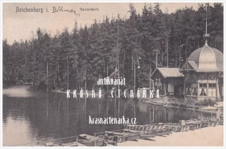LIBEREC, Labutí jezírko a restaurace Rybářská bašta