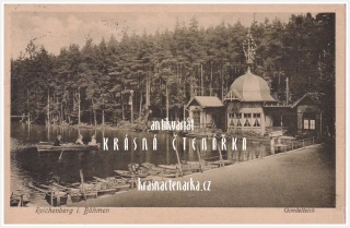 LIBEREC, Labutí jezírko a restaurace Rybářská bašta