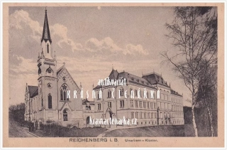 LIBEREC, Klášter voršilek s kostelem Božského srdce Páně