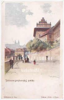 PRAHA, Swarzenberský palác (il. Liebscher Karel)