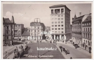 LIBEREC, Soukenné náměstí a palác Nisa