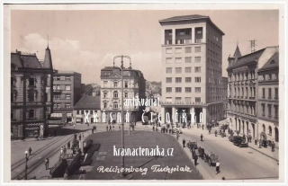 LIBEREC, Soukenné náměstí a palác Nisa