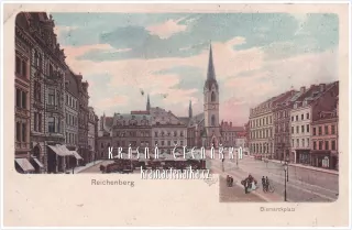 LIBEREC, Sokolovské náměstí