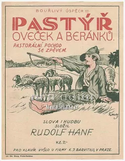 Píseň PASTÝŘ OVEČEK A BERÁNKŮ, pastorální pochod se zpěvem