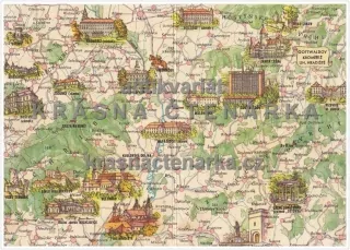 GOTTWALDOV - KROMĚŘÍŽ - UHERSKÉ HRADIŠTĚ (mapa)