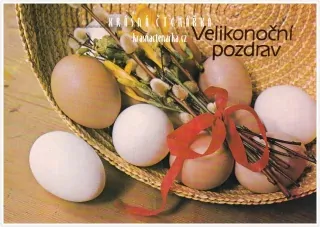 Přání VELIKONOČNÍ (f-548)