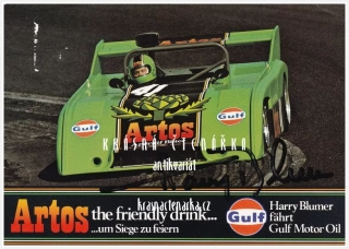 HARRY BLUMER, ARTOS-Sauber C4, podpis Harry Blumer