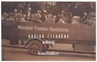 VYHLÍDKOVÝ AUTOBUS, Münchener-Fremden-Rundfahrten