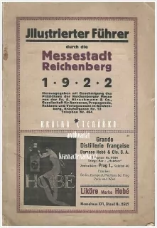 ILLUSTRIERTE FÜHRER DURCH DIE MESSESTADT REICHENBERG 1922 (Liberec)