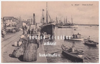 PŘÍSTAVIŠTĚ ve městě Algier / Alžír