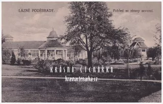 PODĚBRADY, Lázeňský park a hudební pavilon