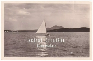 MÁCHOVO JEZERO s plachetnicemi