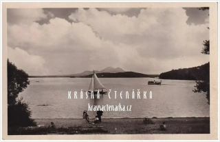 MÁCHOVO JEZERO s plachetnicemi