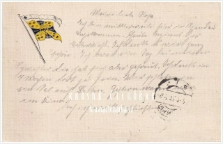 NÁRODNÍ s vlajkou "Gott mit uns 1916"