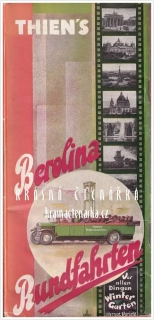 TIEN'S BEROLINA RUNDFAHRTEN, reklamní brožura výletních autobusů