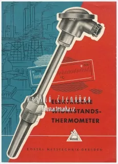Nabídkový leták: ELEKTRISCHE WIDERSTAND-THERMOMETER