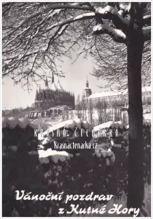 KUTNÁ HORA, Chrám sv. Barbory v zimě