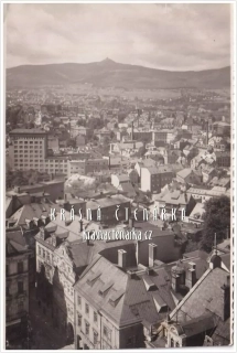 LIBEREC a pohled na střed města