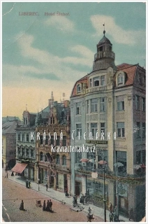 LIBEREC, Hotel Schienhof, nyní hotel Praha