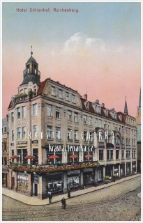 LIBEREC, Hotel Schienhof, nyní hotel Praha