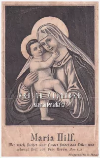 Náboženská ilustrace MARIA HILF