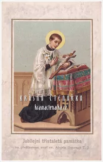 Náboženská ilustrace SV. ALOIS GONZAGA