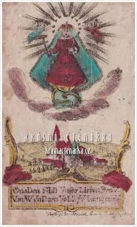 Náboženská ilustrace MARIÁNSKÁ