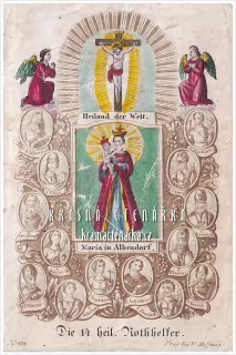 Náboženská ilustrace MARIA IN ALBENDORF