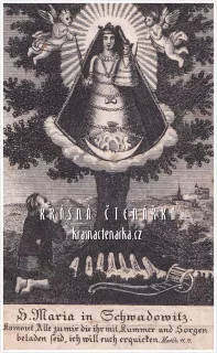 Náboženská ilustrace S. MARIA IN SCHWADOWITZ (Malé Svatoňovice)